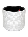 Кашпо пластик, 13.5 л, 28х28х25.5 см, автополив, со вставкой, белое, Idea, Фасет, М 3238 - фото 4
