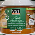Лак VGT, глянцевый, полиакриловый, бесцветный, для внутренних и наружных работ, 2.2 кг - фото 2