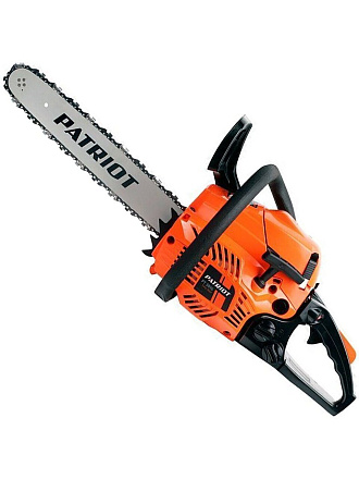 Пила цепная бензиновая, Patriot, 2 л.с., 1500 Вт, длина шины 40 см, шаг цепи 3/8 дюйм, 57 звеньев, PT 3816, 220105515