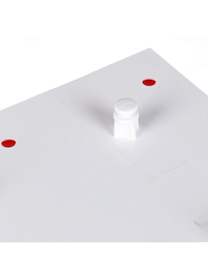 Лицевая панель для вентилятора Viento, установочный диаметр 100 мм, красная, SYSTEM+ Серия GORIZONT, GORIZONT glass 100red