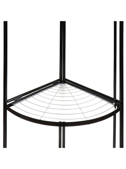 Полка универсальная, железо, 4 секции, 50х38х121 см, угловая, Y9-246