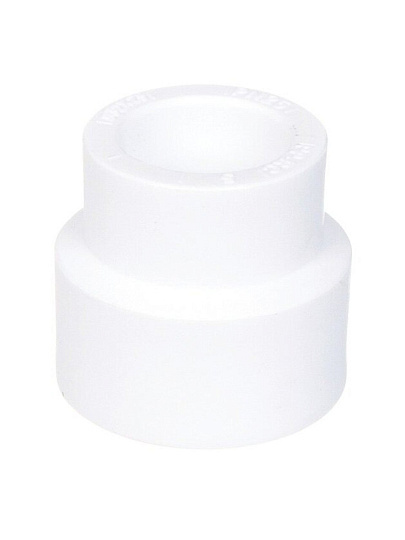 Муфта переходная полипропилен, d32/20 мм, внутренняя/внутренняя, белая, РосТурПласт
