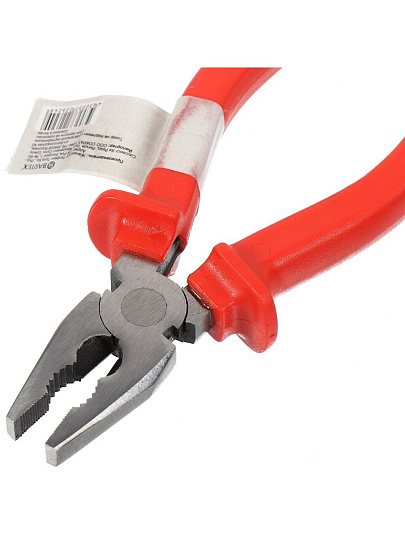 Пассатижи 160 мм, прямые, углеродистая сталь, Bartex, Эконом, 953036.1080