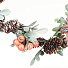 Венок рождественский 33 см, с ягодами и шишками, SYSGZSA- 4623089 - фото 3