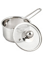 Ковш нержавеющая сталь, 0.8 л, крышка стекло, металлическая ручка, индукция, Daniks, GS-01311-12SP/SD-512S - фото 9