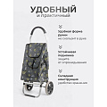 Тележка хозяйственная 40х44 см, металл, полиэстер, 40 кг, 44 л, с сумкой, складная, A150001 - фото 5