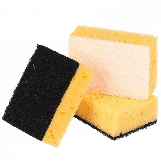 Губка для посуды 6 шт, Domi, Эргопак, 0818