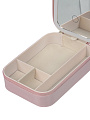 Зеркало-органайзер 16.5х11.5х6 см, розовое, Y4-11507 - фото 5