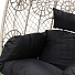 Качели садовые Кокон JYF17090 с подушкой цвета мокрый асфальт - фото 2