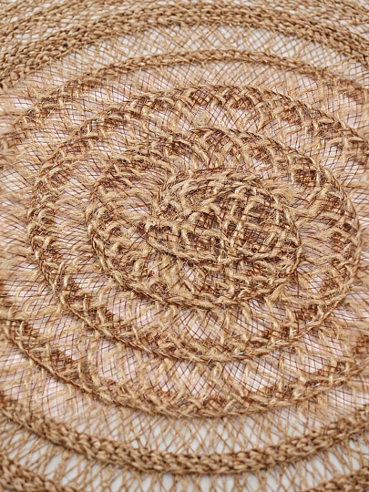 Салфетка сервировочная полимер, 38 см, круглая, паутинка, Y4-9625