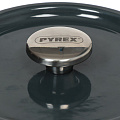 Кастрюля чугун, 2.2 л, крышка чугун, круглая, Pyrex, SC4AC20, серая, индукция - фото 2