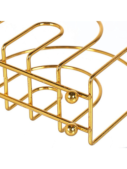 Салфетница металл, 13х6.5х12.5 см, Y4-8023