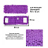 Сменный блок для швабры микрофибра-лапша, эластичный карман, фиолетовый, Умничка, KD-R10 - фото 2