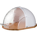 Хлебница Agness &amp;quot;native&amp;quot; деревянная с комбинированной крышкой 36*26*20 см., 938-009