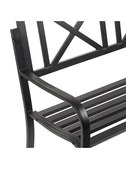 Скамейка 127х60х90 см, стальная труба, Аврора, C010099