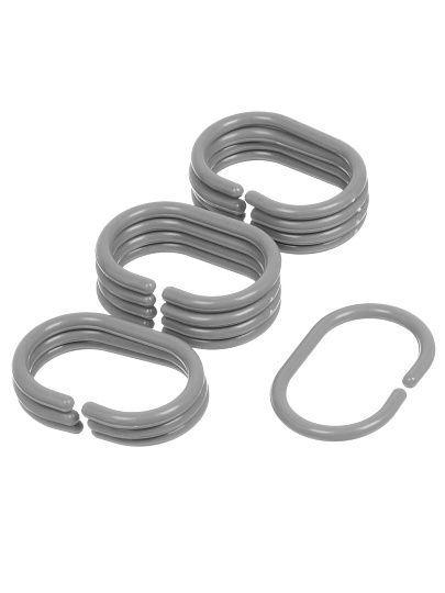 Штора для ванн 180х180 см, PEVA, Бирюзовый матовый, с кольцами, Y4-11177