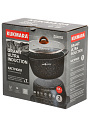Кастрюля алюминий, антипригарное покрытие, 2 л, крышка стекло, Kukmara, Granit Ultra Induction original, кгои23а, индукция - фото 6