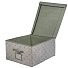 Коробка для хранения, с крышкой, 40х25х50 см, серая, Орнамент, UC-202 - фото 2