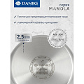 Кастрюля нержавеющая сталь, 4.7 л, с крышкой, крышка стекло, Daniks, Manola, CW-T078-22, индукция - фото 20