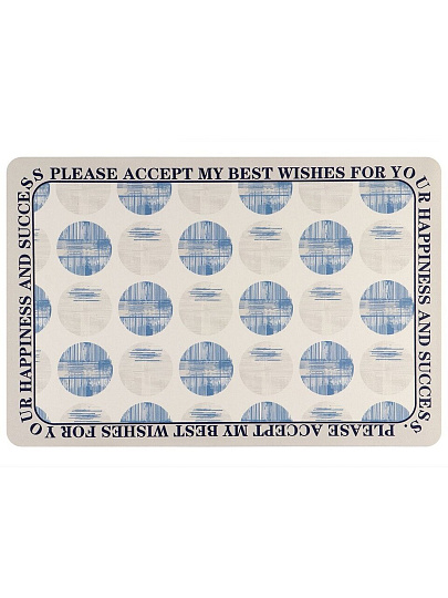 Салфетка декоративная ПВХ, 45х30 см, прямоугольная, Y4-8910