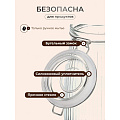 Банка для сыпучих продуктов, стекло, 1.5 л, 8.5х8.5х21.7 см, с крышкой, с бугельным замком, Страйп, Y4-9021 - фото 3
