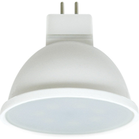 Лампа светодиодная GU5.3, 8 Вт, 220 В, рефлектор, 2800 К, свет теплый белый, Ecola, Light MR16, LED