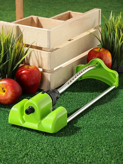 Разбрызгиватель осциллирующий, 17 отверстий, площадь покрытия до 190 м², быстросъемный, Grandy, JS-2122