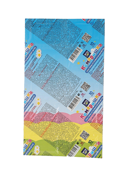 Репеллент от комаров, пластина, для детей, Чистый Дом, Комаришка, 10 шт