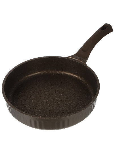 Сковорода литой алюминий, 28 см, антипригарное покрытие, Kukmara, Stella, мокко, ссм280а