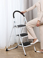 Стремянка 1 секция, 3 ступени, металл, 1.053 м, 150 кг, WK6203A-3 - фото 5