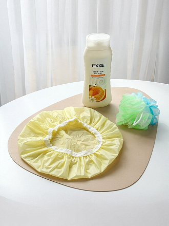 Набор подарочный для женщин, Exxe, Гель для душа 400 мл + мочалка + шапочка для душа