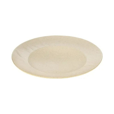 Тарелка суповая, фарфор, 25.5 см, 350 мл, круглая, Sandstone, Wilmax, WL-661330 / A, песочная