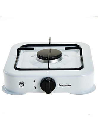 Плита газовая настольная, 1 конфорка, белая, Василиса, ВА-6501