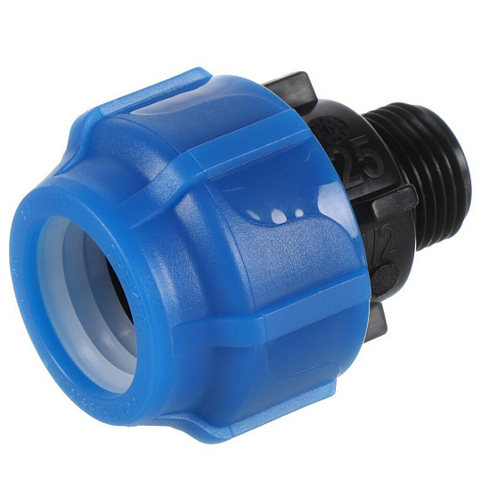 ПНД муфта d25х1/2'', наружная резьба, Spektr