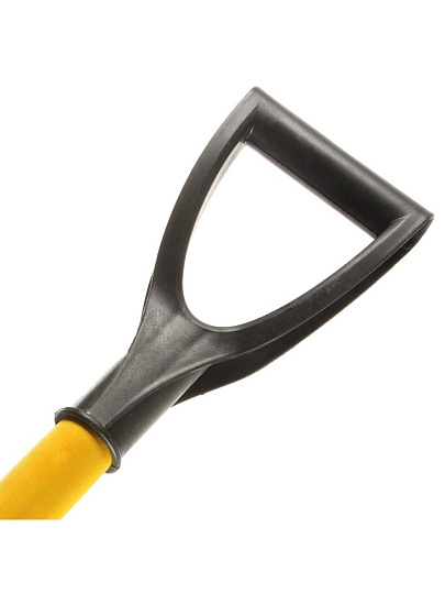 Лопата совковая, черенок деревянный, с рукояткой, Клевер, окрашенный, Гд