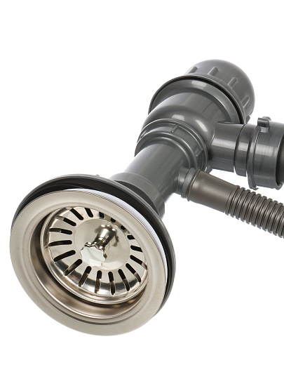 Мойка кухонная накладная, Mixline, нержавеющая сталь, 600х600 мм, левая, 0.6 мм, 528014