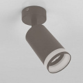 Светильник на основании General Lighting Systems, Башня, 50 Вт, GU10, на 1 лампочку, IP20, d5.5х10 см, боковое рассеивание, Спот, графит, 661817