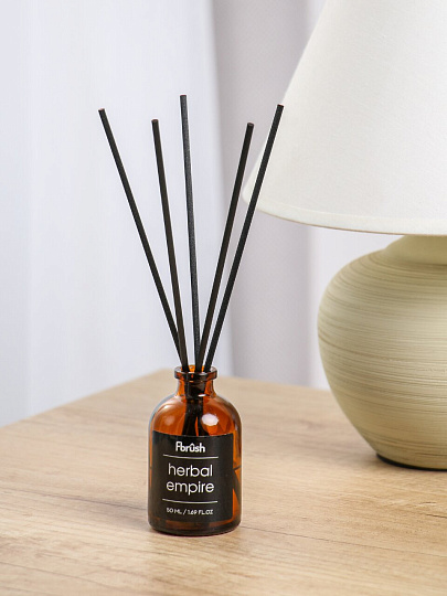 Аромадиффузор декоративный Fbrush, 50 мл, 5.5х21 см, Aroma home Herbal Elixir, DPC50-8