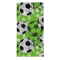 Полотенце детское 30х60 см, 100% хлопок, 360 г/м2, Футбол, зеленое, Китай, м1214_03 S