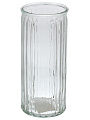 Ваза стекло, настольная, 20х10 см, Полосы, A060223, прозрачная - фото 2