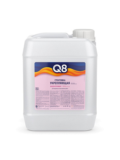 Грунтовка водно-дисперсионная, акриловая, Formula Q8, проникающая, 10 л