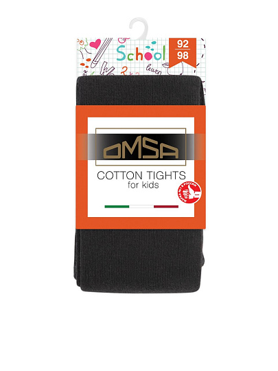 Колготки детские Omsa, KIDS Collant, nero, 128-134 см, 11С01-2