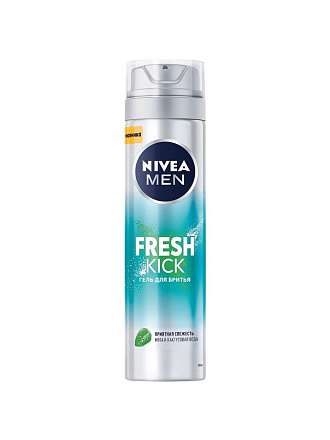 Гель для бритья, Nivea, Fresh kick, 200 мл, 81730