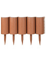 Забор декоративный пластмасса, Мастер сад, Садовый конструктор, 15х300 см, терракотовый - фото 2