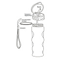 Бутылка питьевая 0.5 л, в ассортименте, Wowbottles Anatomic, КК0157 - фото 5