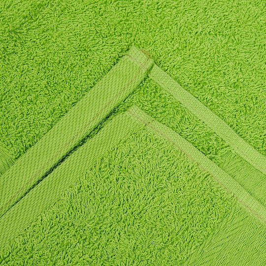 Полотенце банное 50х90 см, 100% хлопок, 375 г/м2, жаккардовый бордюр, Вышневолоцкий текстиль, оливковый(2), 530, Россия, К1-5090.120.375