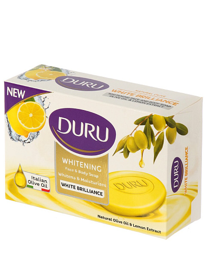Мыло Duru, Olive White Brilliance, 140 г