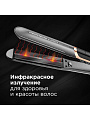 Выпрямитель Redmond, RCI-2332, для укладки волос, 50 Вт, керамическое покрытие, ионизация, 11 режимов, серый, золотой, хром - фото 9