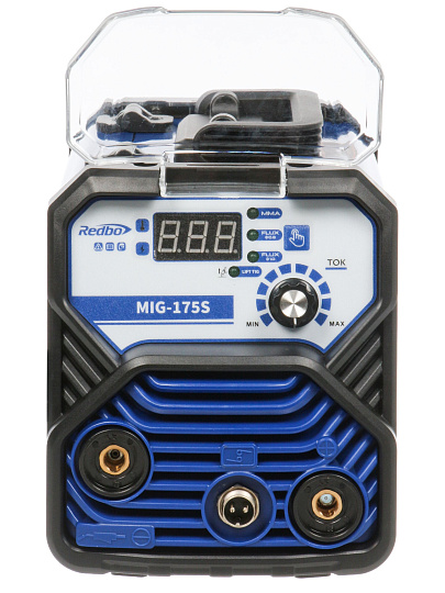 Сварочный аппарат инверторный, Redbo, MIG-175S, 7.5 кВт, 175 А, электрод, полуавтоматическая сварка, 28522