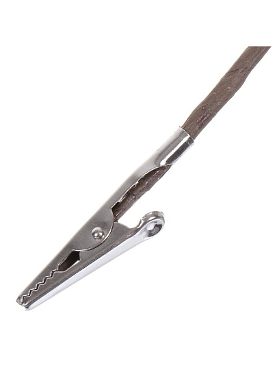 Цветок искусственный декоративный 16 см, на прищепке, красно-золотой, Пуансеттия, Y4-4171